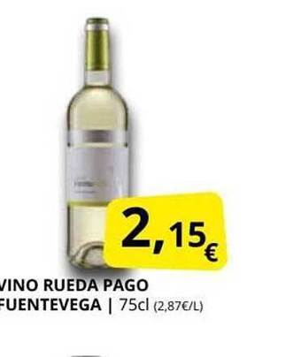 Supermercados MAS Vino Rueda Pago Fuentevega oferta