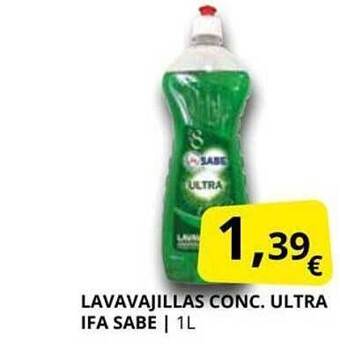 Supermercados MAS Lavavajillas Conc Ultra Ifa Sabe oferta
