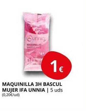 Supermercados MAS Maquinilla 3h Bascul Mujer Ifa Unnia oferta