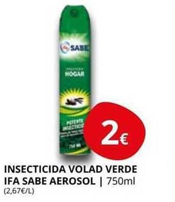 Supermercados MAS Insecticida Volad Verde Ifa Sabe Aerosol oferta