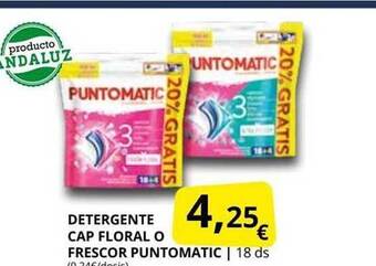 Supermercados MAS Detergente Cap Floral O Frescor Puntomatic oferta