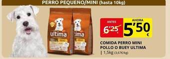 Supermercados MAS Comida Perro Mini Pollo O Buey Ultima oferta