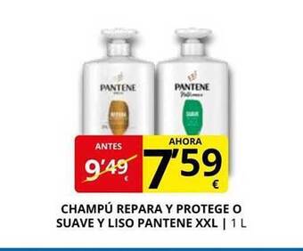 Supermercados MAS Champú Repara Y Protege O Suave Y Liso Pantene Xxl oferta