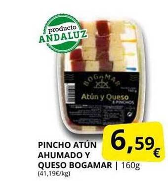 Supermercados MAS Pincho Atún Ahumado Y Queso Bogamar oferta