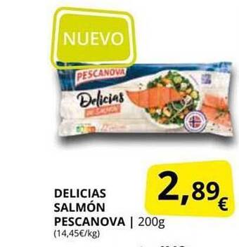 Supermercados MAS Delicias Salmón Pescanova oferta