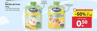 Lidl -50% En La 2a Ud Hero Bolsita De Fruta oferta