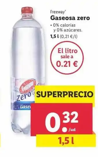 Lidl Freeway Gaseosa Zero oferta