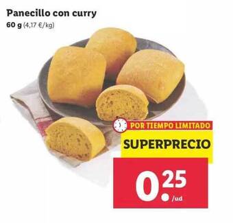 Lidl Panecillo Con Curry oferta
