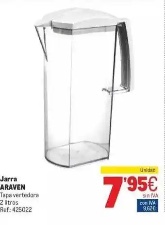 Makro Jarra Araven oferta