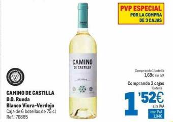 Makro Camino De Castilla D.o. Rueda Blanco Viura-verdejo oferta