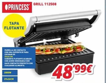 Mi electro Princess Grill 112508 oferta