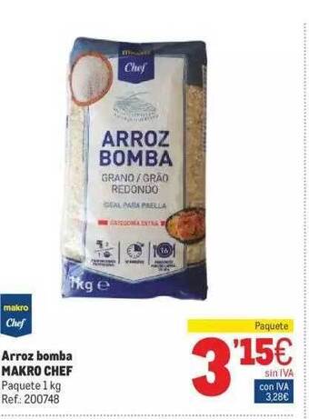 Makro Arroz Bomba Makro Chef oferta