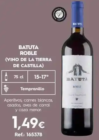 Makro Batuta Roble oferta