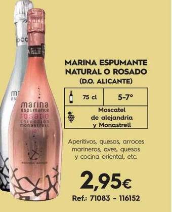 Makro Marina Espumante Natural O Rosado oferta