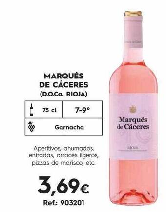 Makro Marqués De Cáceres (d.o.ca Rioja) oferta