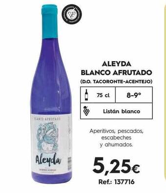 Makro Aleyda Blanco Afrutado (d.o. Tacoronte-acentejo) oferta
