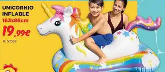 Espaço Casa Unicornio Inflable 163x86cm oferta