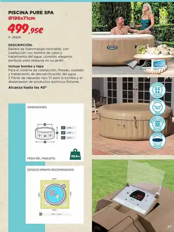 Espaço Casa Piscina Pure Spa oferta