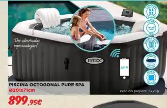 Espaço Casa Piscina Octogonal Pure Spa ø201x71cm oferta