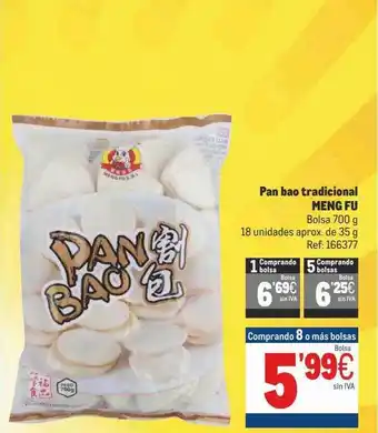 Makro Pan Bao Tradicional Meng Fu oferta