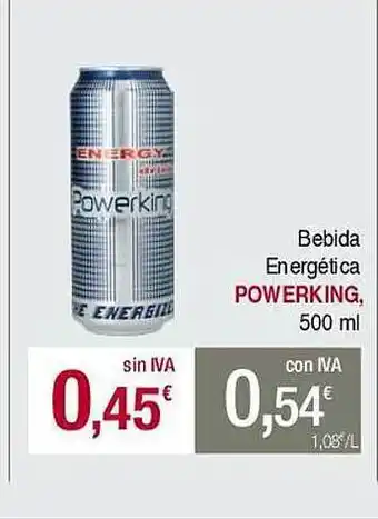 Masymas Bebida Energética Powerking oferta