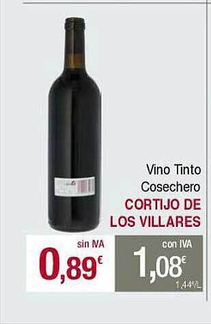 Masymas Vino Tinto Cosechero Cortijo De Los Villares oferta