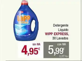 Masymas Detergente Líquido Wipp Express 30 oferta