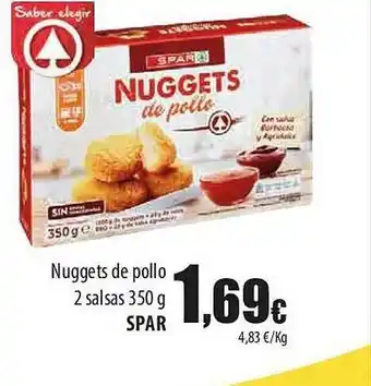SPAR Lanzarote Nuggets De Pollo 2 Salsas Spar oferta