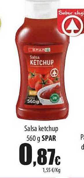 SPAR Lanzarote Salsa Ketchup Spar oferta