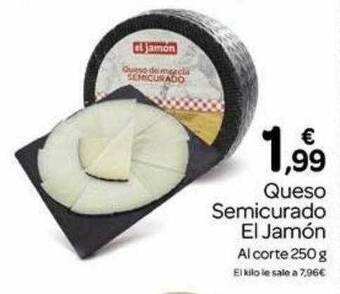 Supermercados El Jamón Queso Semicurado El Jamón oferta