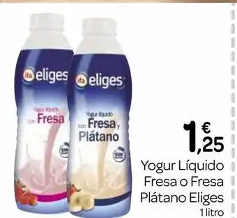 Supermercados El Jamón Yogur Líquido Fresa O Fresa Plátano Eliges oferta
