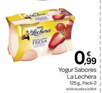 Supermercados El Jamón Yogur Sabores La Lechera oferta