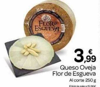 Supermercados El Jamón Queso Oveja Flor De Esgueva oferta