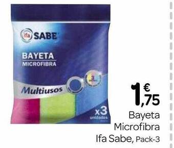 Supermercados El Jamón Bayeta Microfibra Ifa Sabe oferta