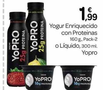 Supermercados El Jamón Yogur Enriquecido Con Proteinas O Liquido Yopro oferta