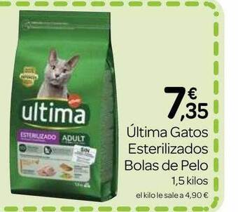 Supermercados El Jamón última Gatos Esterilizados Bolas De Pelo oferta