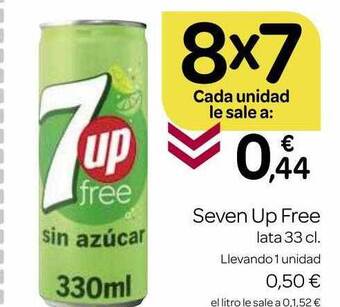 Supermercados El Jamón Seven Up Free oferta