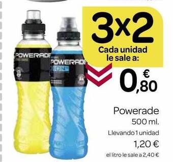 Supermercados El Jamón Powerade oferta