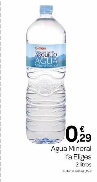 Supermercados El Jamón Agua Mineral Ifa Eliges oferta
