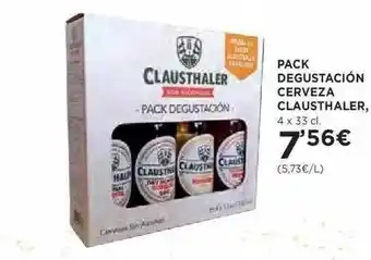 Hipercor Pack Degustación Cerveza Clausthaler oferta