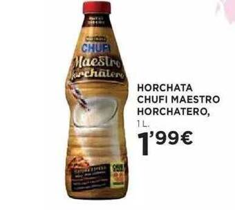 Hipercor Horchata Chufi Maestro Horchatero oferta