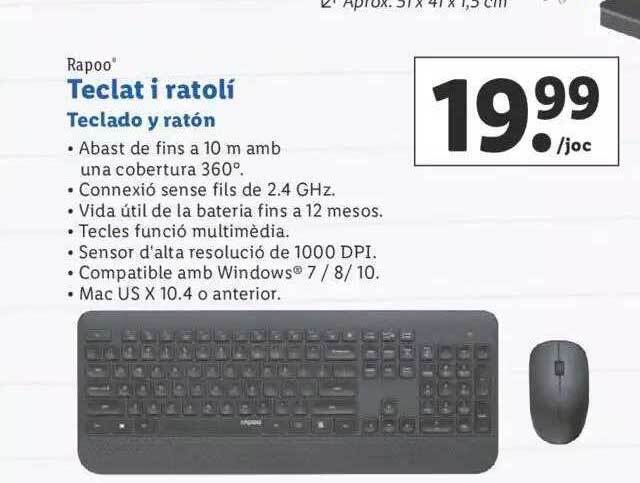 Teclado best sale inalambrico lidl