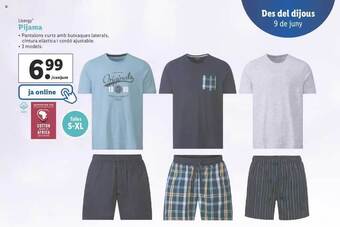 Lidl Livergy Pijama oferta