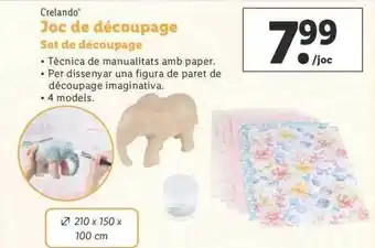 Lidl Crelando Set De Découpage oferta