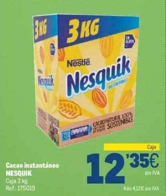 Makro Cacao Instantáneo Nesquik oferta