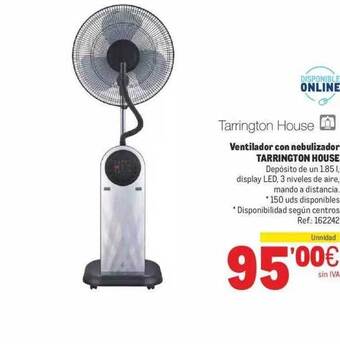 Makro Ventilador Con Nebulizador Tarrington House oferta