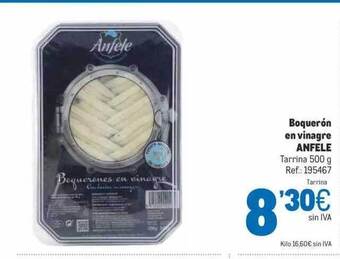Makro Boquerón En Vinagre Anfele oferta