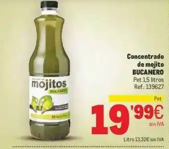 Makro Concentrado De Mojito Bucanero oferta