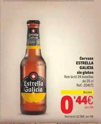 Makro Cerveza Estrella Galicia Sin Gluten oferta