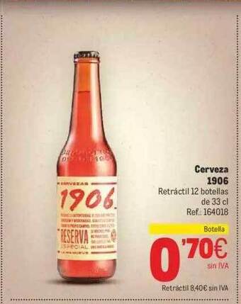 Makro Cerveza 1906 oferta